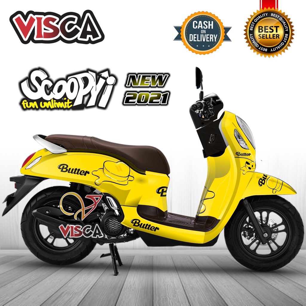 Decal Scoopy Full Body 2022 Stiker Scoopy Lagi Viral 2022 Decal Scoopy Full Body 2021 Striping Scoop