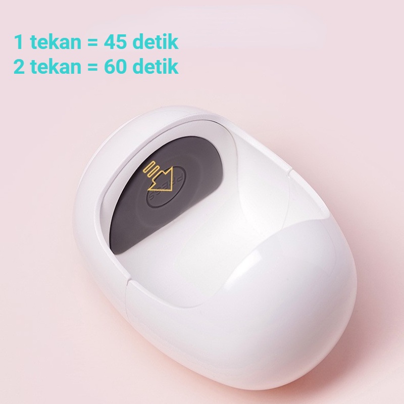 MAMA Alat Pengering Kutek Kuku Gel Nail Art LED Mini Smart Portable Panda Design | Pedicure Perawatan Kuku lucu Sun