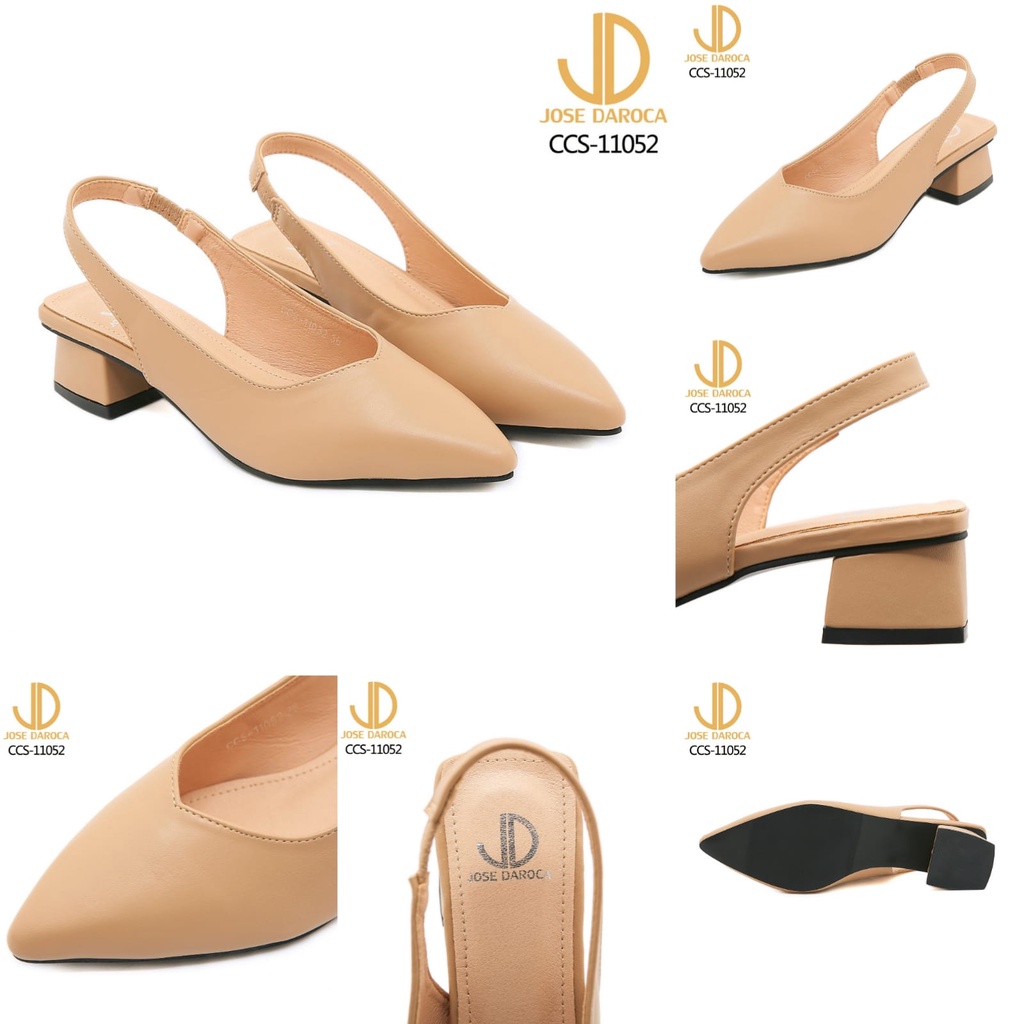 JOSE DAROCA Sepatu Wanita Slingback Heels Shoes # CCS-11052 # ORIGINAL