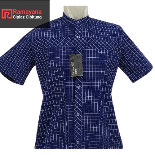 Viali Milano Kemeja Pria Lengan Pendek /Ramayana Cibitung