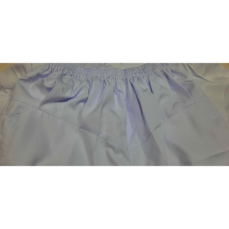 setelan baju hamil putih / baju hamil perawat/ seragam pemda hamil/setelan putih