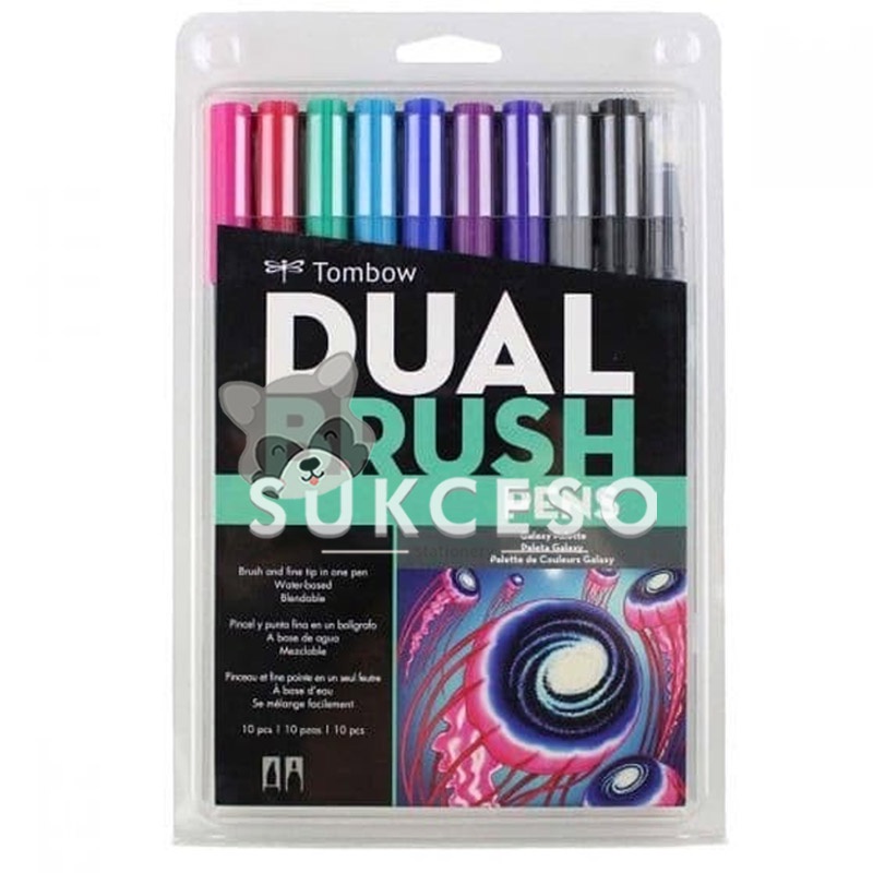 

Tombow Dual Brush Pen Set 10 Colors Galaxy Palette Murah Hemat