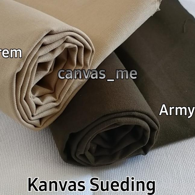 Kain Kanvas Sueding (Army-Krem) 1x1,5m - Army