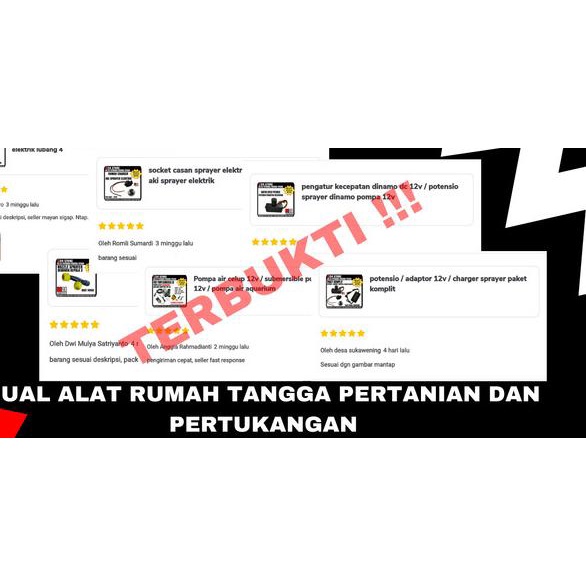 Sprayer / sprayer elektrik pertanian / stik sprayer elektrik lengkap