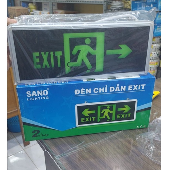 Jual Lampu Exit LED Emergency Exit 2 Sisi | Shopee Indonesia