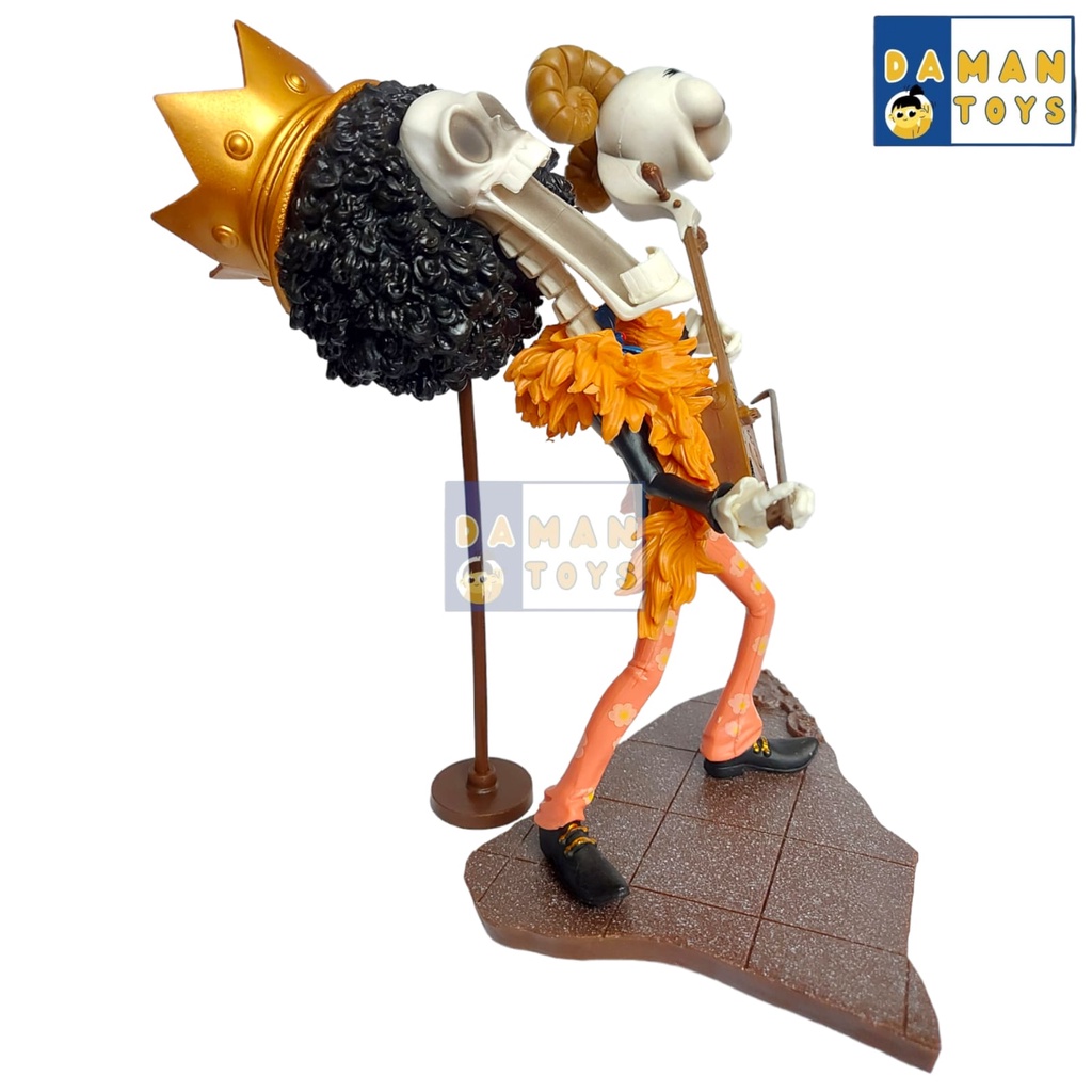 Action Figure Anime One Piece Brook Luffy Roronoa Zoro Sanji Nami Gk Dragon New Year Lion Dance