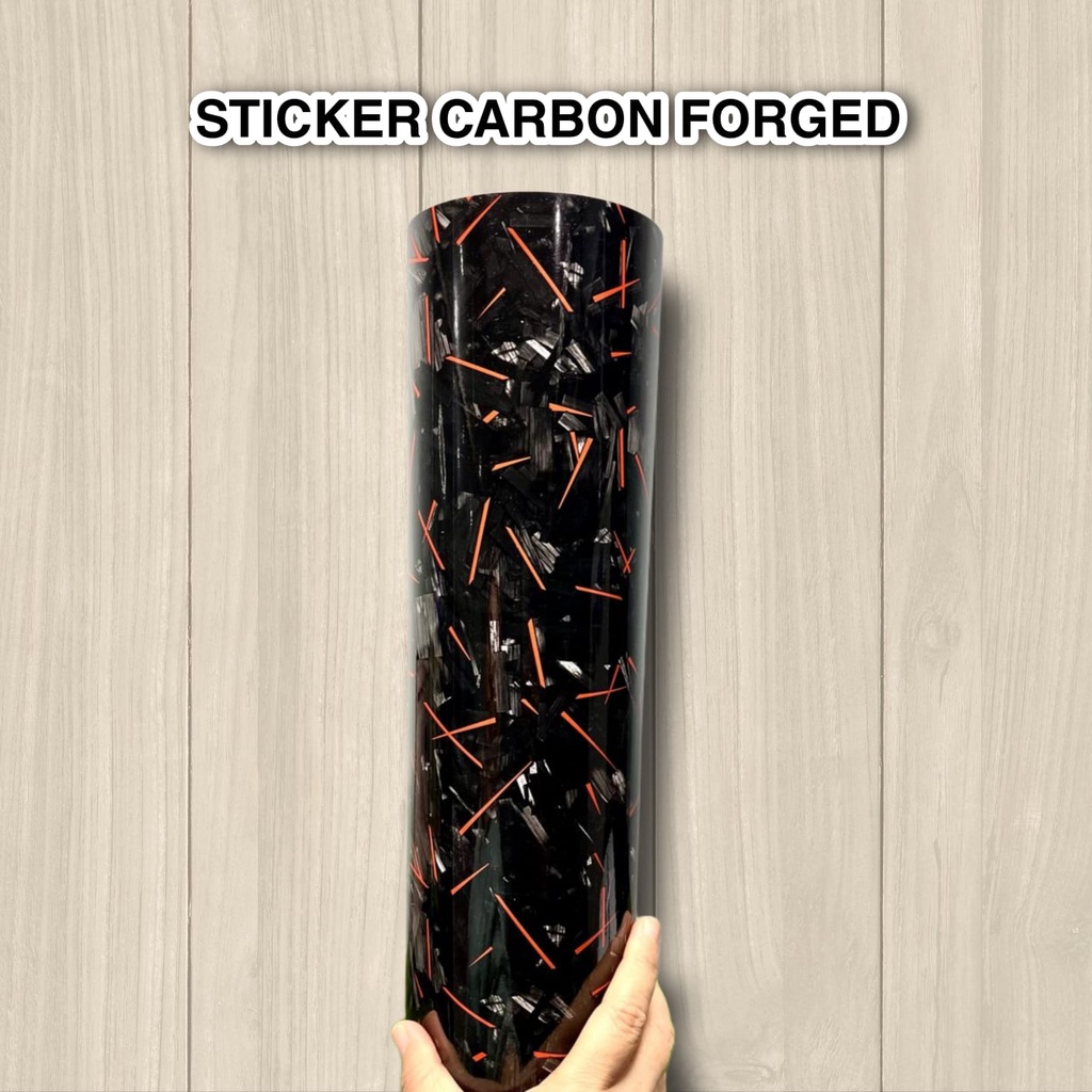 Stiker Carbon Forged 50cm x 100cm