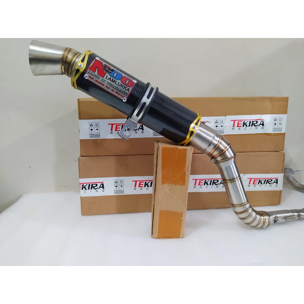 Knalpot Racing NLK Noolamluka Carbon Cobra All New Vario 150 125 110 Keyless Led Techno Bohlam Beat 