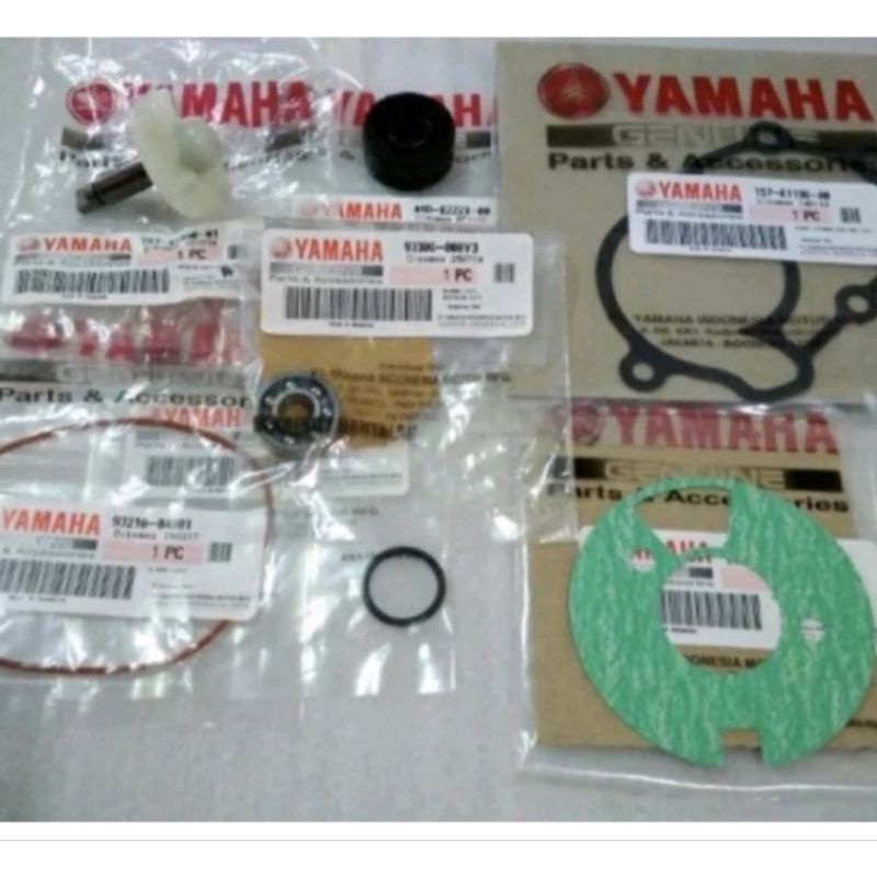 PAKET SET WATER PUMP AS KIPAS SEAL SIL BERING PACKING RADIATOR VIXION OLD