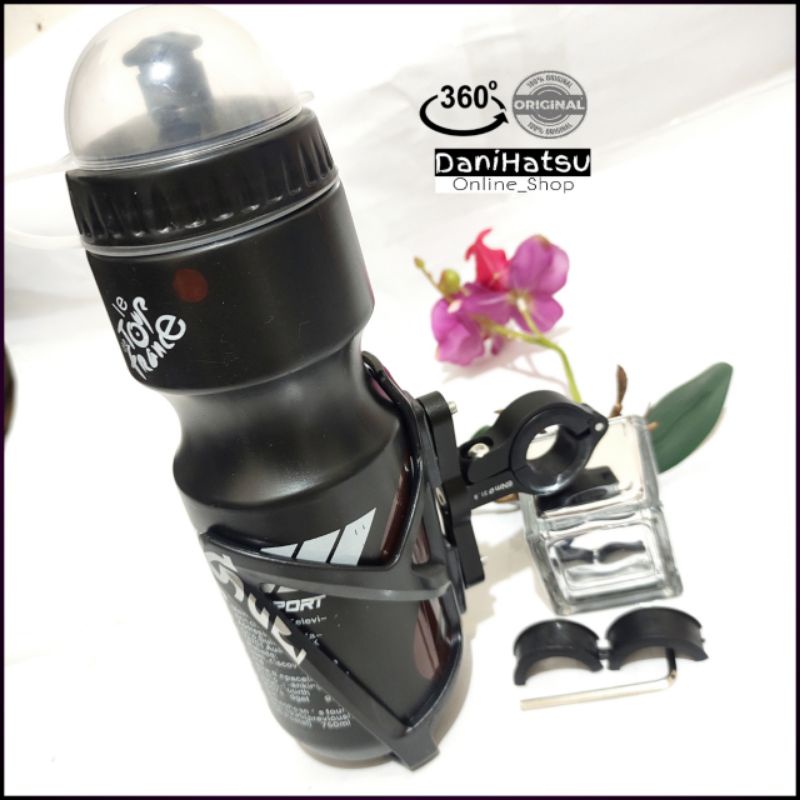 HOLDER BOTOL AIR MINUM IMPOR MURAH TERBARU - BREKET DUDUKAN SEPEDA MOTOR PCX ADV SCOOPY MOTOWOLF PNP