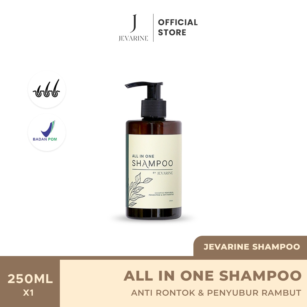 SHAMPOO JEVARINE HAIR TREATMENT PENUMBUH RAMBUT PERAWATAN RAMBUT RONTOK ANTI KETOMBE SHAMPO ARTIS SAMPO ORIGINAL BPOM