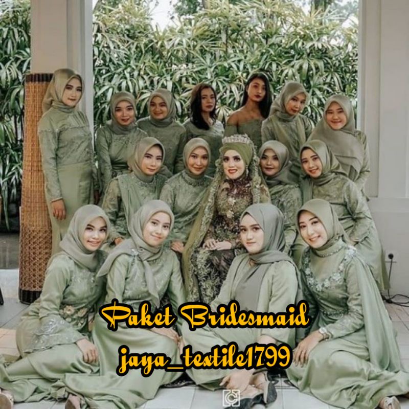 Paket Seragaman Bridesmaid / Baju Nikah / Baju Wisuda/ Seragaman Keluarga