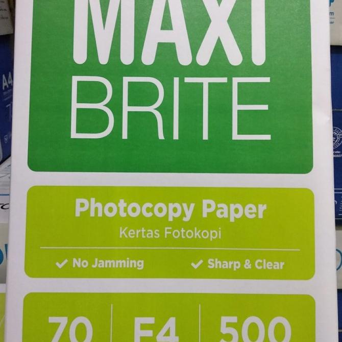 

BRG BARU kertas hvs 70gr MAXIBRITE F4