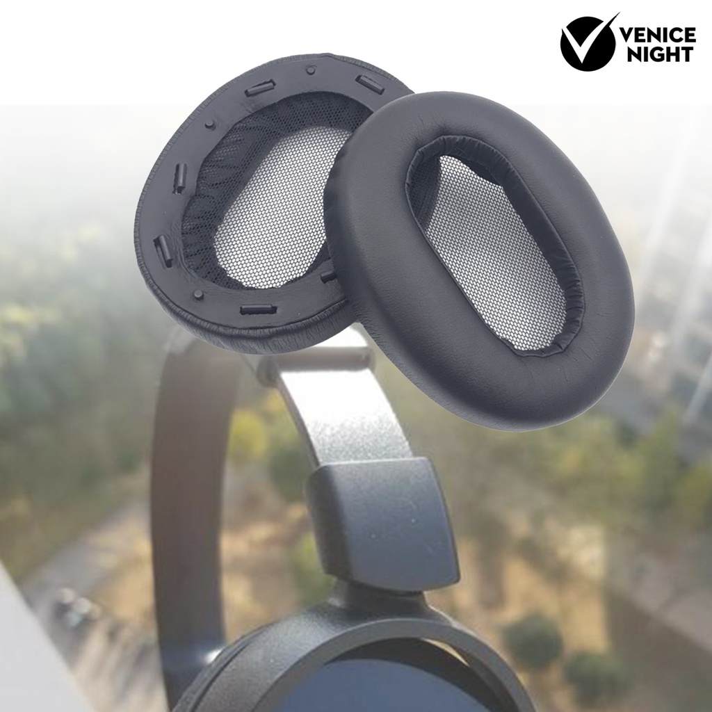 (VNEP) (Berkabel) 1 Pasang Multifungsi Drop Resistance Noise Reduction Earmuff Headset Cover Headphone Aksesoris untuk SONY MDR-1AM2