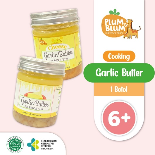 Plum &amp; Blum Garlic Butter Mpasi BB Booster Bumbu Masak - 100 gram bumbu mpasi unsalted butter