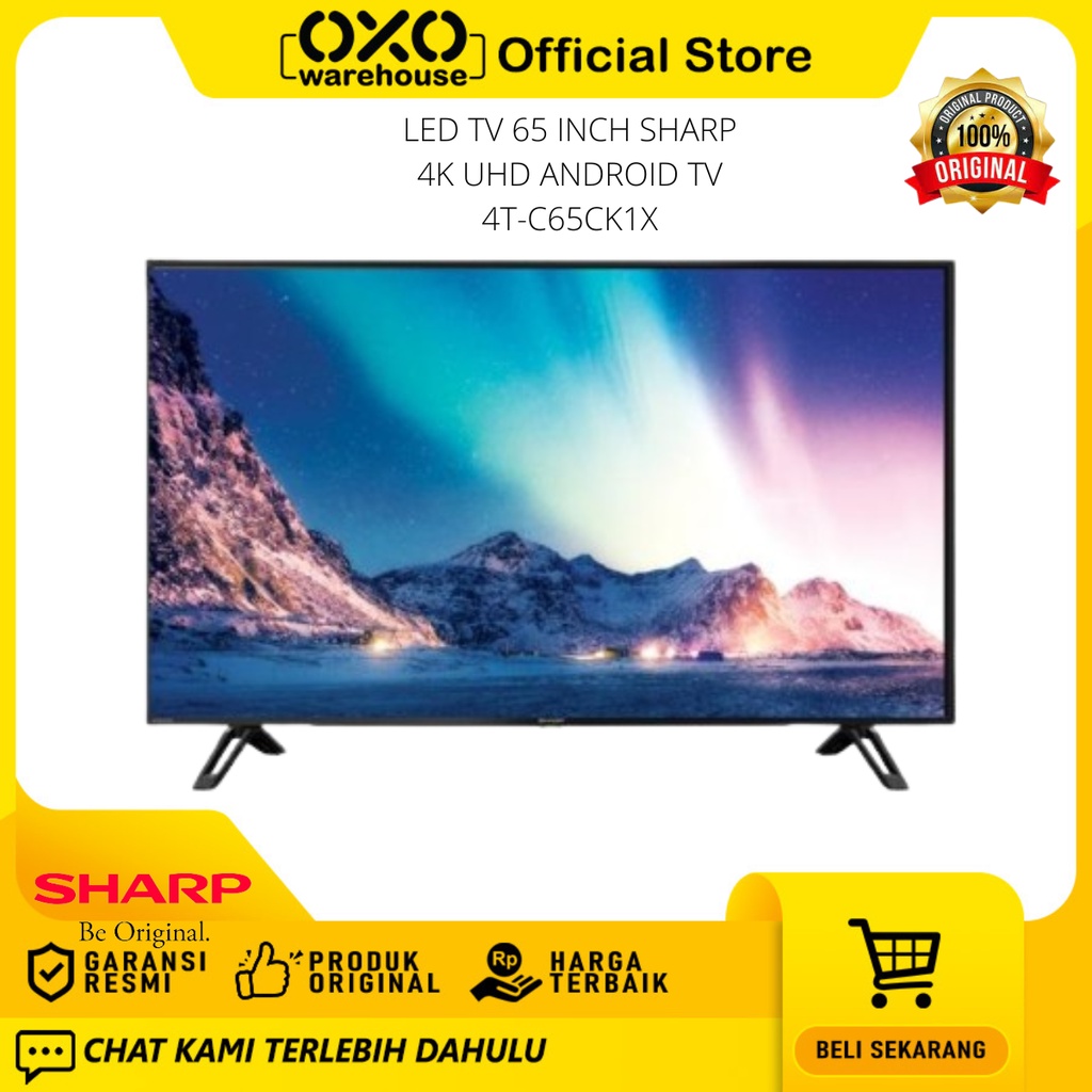 Jual Sharp Led Tv T C Ck X Inch Android Smart K Ultra Hd Resolution With Hdr Garansi Resmi