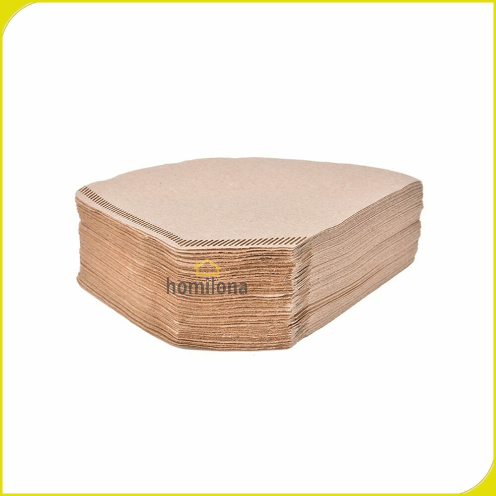 Filter Saringan Kertas Kopi Espresso Drip Coffee Tea Bag Japanese Paper 100PCS Miss Rose 102 Brown