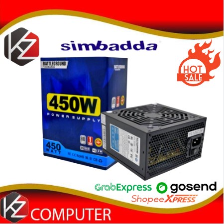 Power Supply Simbadda Battleground 450Watt 80+ - PSU GAMING