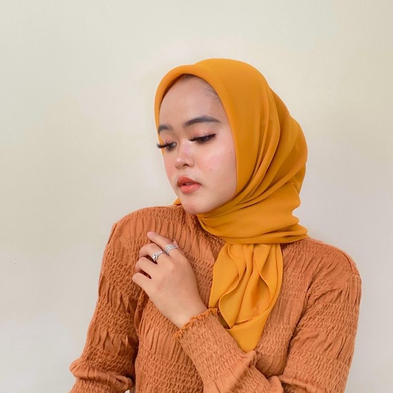 RAABIHA | Nura Hijab Square | Kerudung Anti Letoy | Pollycotton Premium