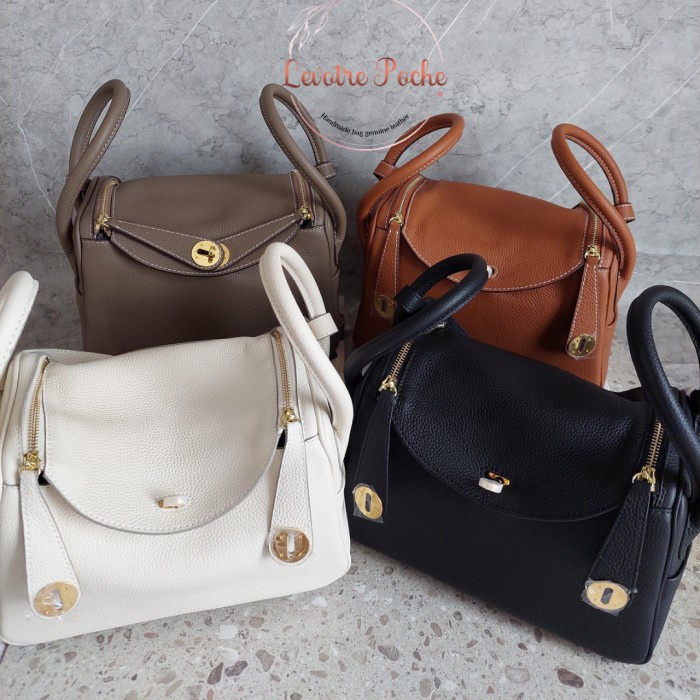 Tas kulit Lindy H bag No brand genuine leather bag import