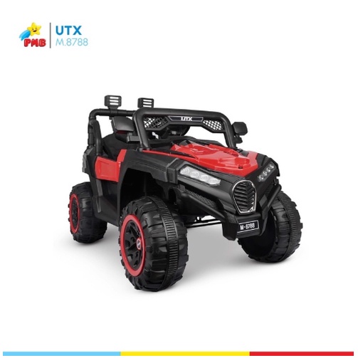PMB M8788 UTX Mainan Mobil Aki Anak Jeep Double Gearbox