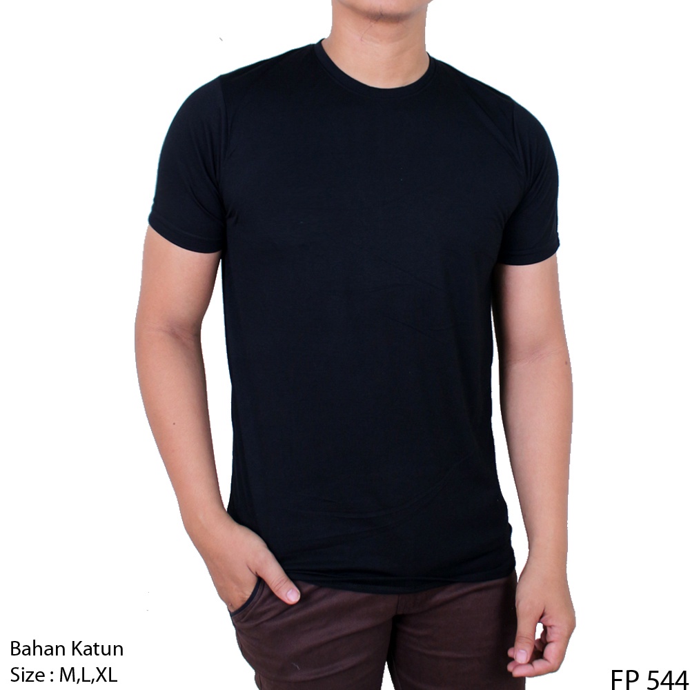 Kaos T-Shirt V-Neck Lengan Pendek - FP 523