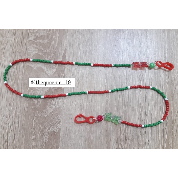 Ready Christmas Strap Mask Edition / Kalung Masker Natal