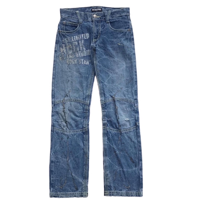JAPANESE BRAND BATSU STUDIO DENIM JEANS