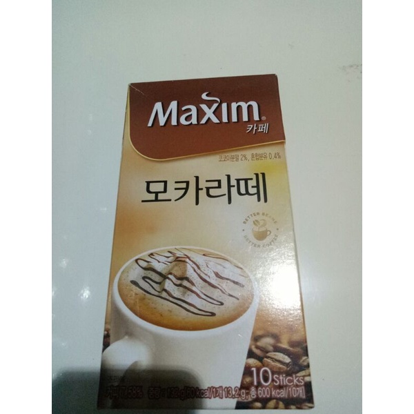 

Maxim mocha late isi 132g 10stick