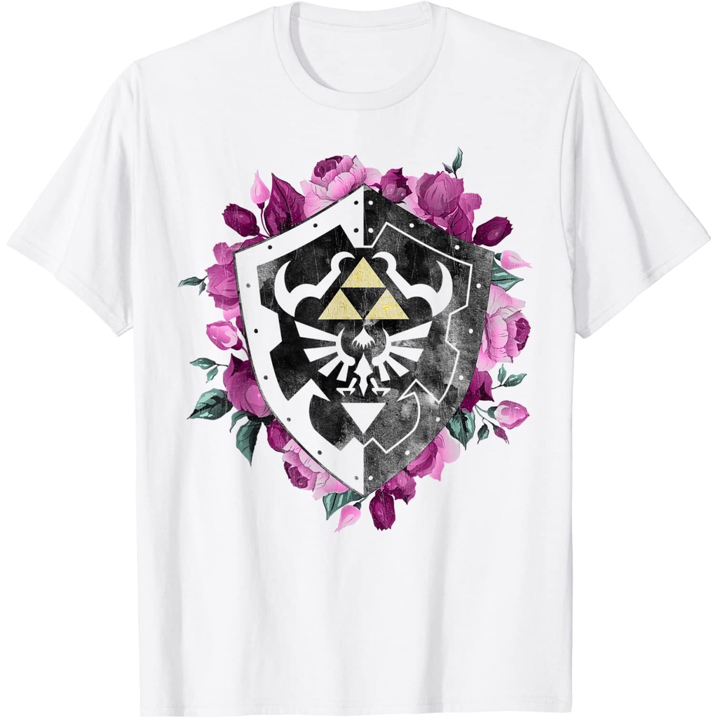 Kaos Anak Legend Of Zelda Tri Force Floral Pakaian Fashion Baju Atasan Anak Laki Perempuan Cowok Cew