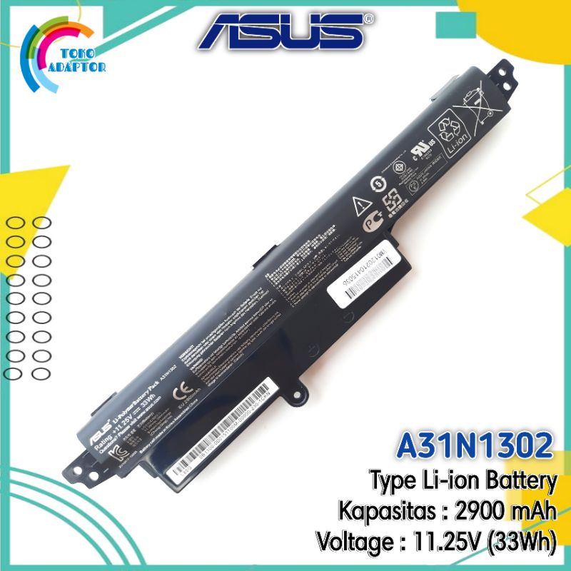 Baterai Battery Original Asus X200 X200CA X200M X200MA F200CA Ori