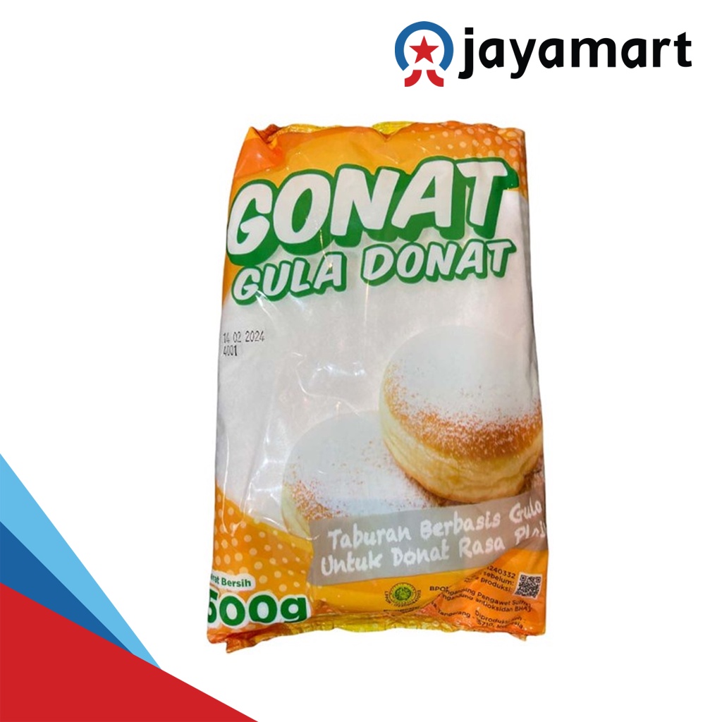 Gula Donat Gonat 500 gr Gula Tabur Gula Dingin Icing Sugar