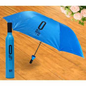 Payung Lipat Desain Botol Wine Folding Umbrella Anti UV / Payung Lipat Model Botol Wine Lucu Unik Murah Kuat Kokoh Tebal / Payung Lipat Otomatis Buka Tutup Anti Uv / Payung Anti Sinar Matahari Payung Otomatis Kualitas IMPORT Tahan Panas Dan Air Hujan