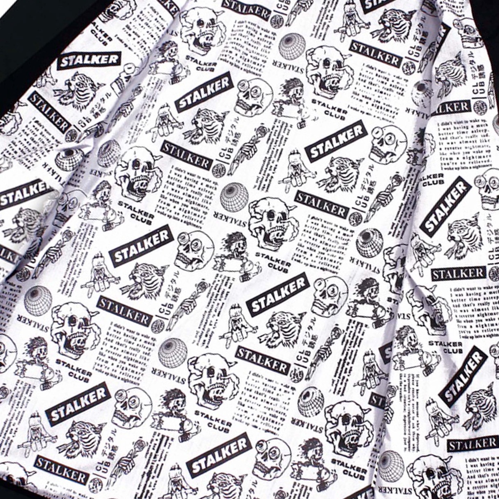 Stalker Jacket Coach - Nobble Deeds Hitam