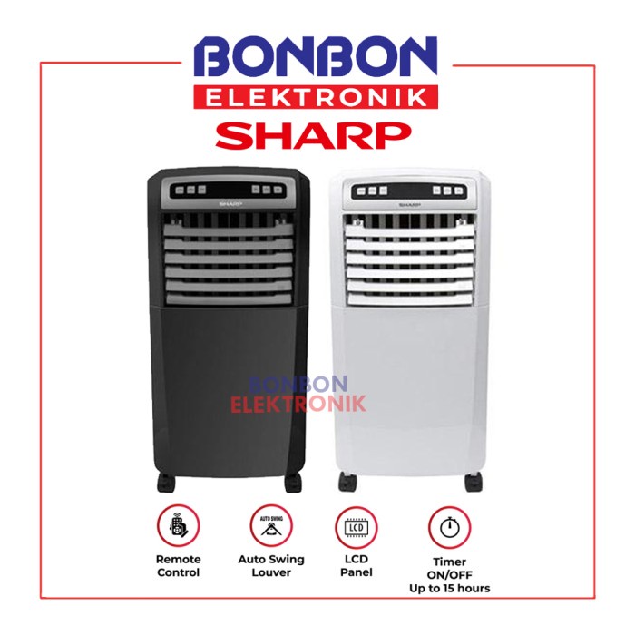 Air Cooler Sharp Air Cooler Pj-A55Ty-B/W / Pja55Ty / Pja55Tyb / Pja55Tyw