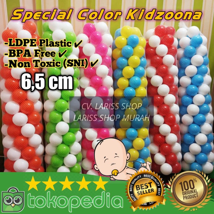 Jual Bola Mandi Anak Premium Special Colour Kidzoona - Tenda Anak