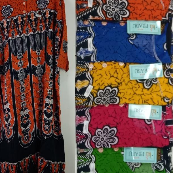 Daster Kencana Ungu Prabu Lengan Panjang Jumbo