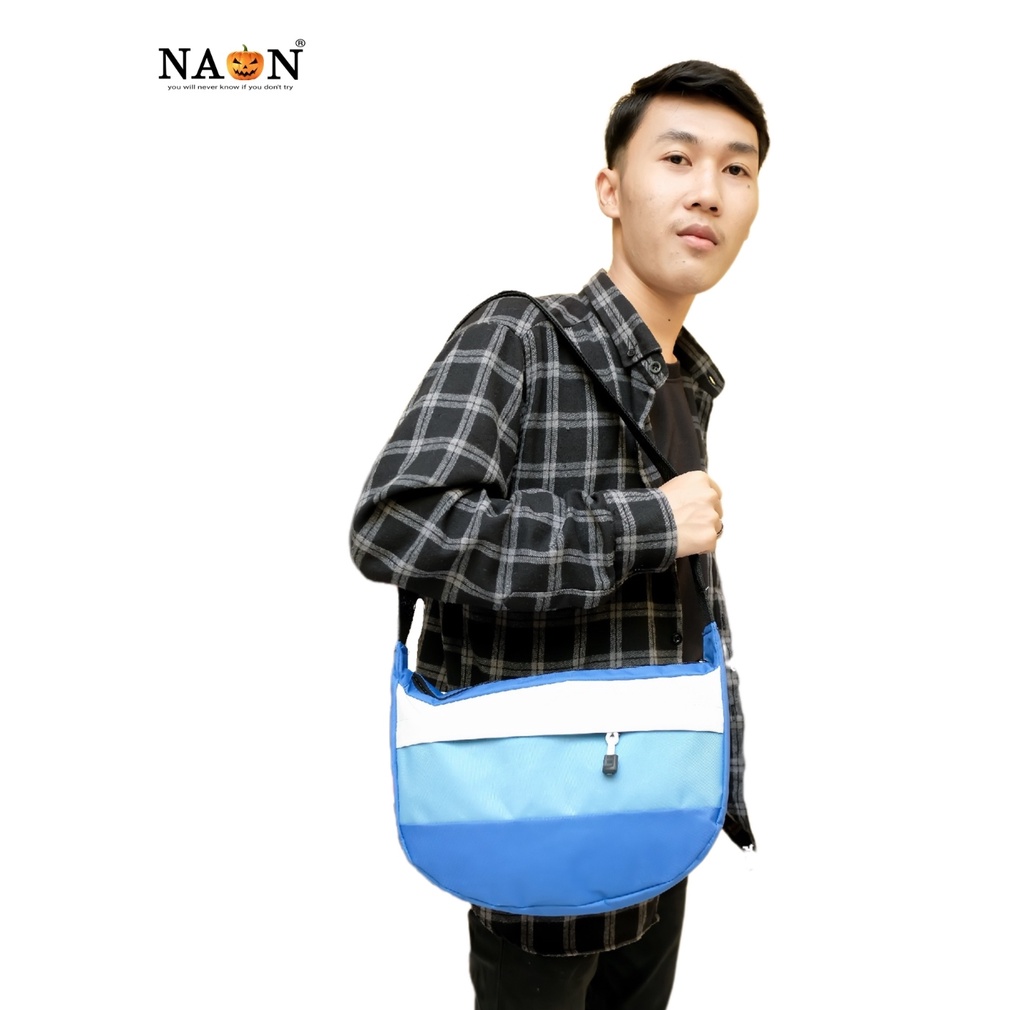 NAON - Tas Selempang Xtc - Sling Bag Pria Sekolah - Tas Kuliah