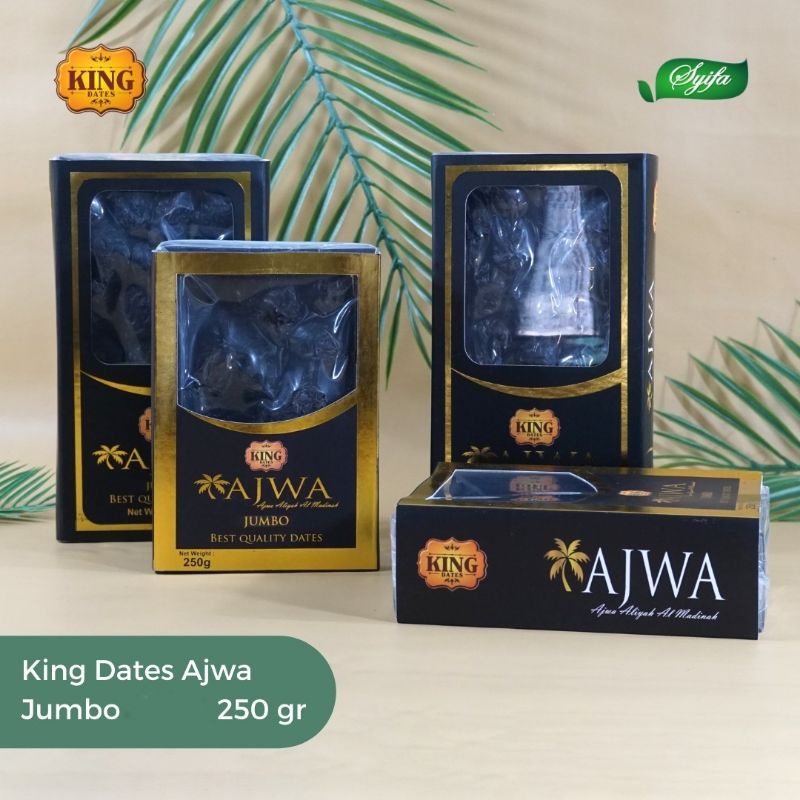 

Kurma Ajwa KING SYIFA Dates Ajawa 1kg Mix Oleh Oleh Haji Umroh Buah Kering Arab