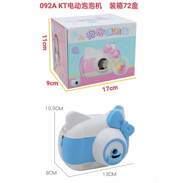 Mainan Anak Bubble Camera Electric Kamera Gelembung Sabun Elektrik KT5