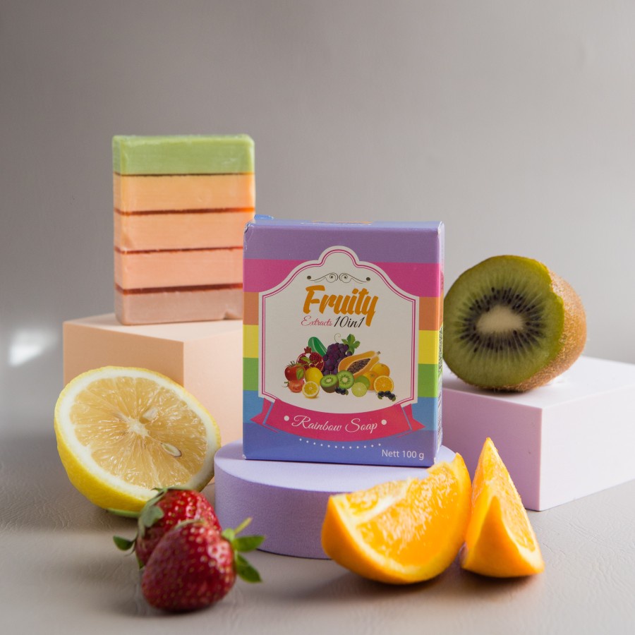 [BPOM] Fruity Rainbow Soap Extracts / Sabun Fruity