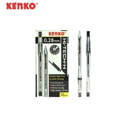 Pena Kenko Hi-Tech-h  0.28mm Hitam