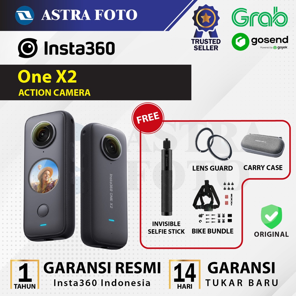 Insta360 One X2 -  Action Camera - Insta360 One X 2 - Garansi Resmi - Insta 360 One X2