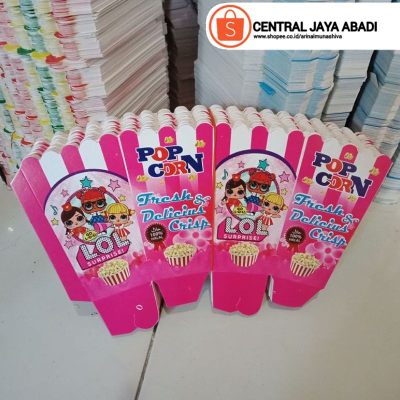 

600 LEMBAR KERTAS POPCORN 14 × 8 BAHAN IVORY PUTIH HIGH QUALITY DUS POP CORN BOX POPCORN KOTAK POPCORN KEMASAN POP CORN PRODUK TERBARU KUALITAS TERBAIK | CENTRAL JAYA ABADI 5763