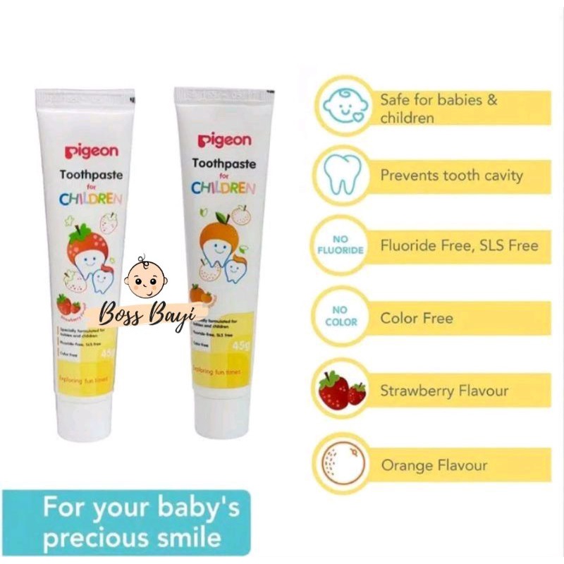 PIGEON - Toothpaste for Children / Pasta Gigi Bayi Anak