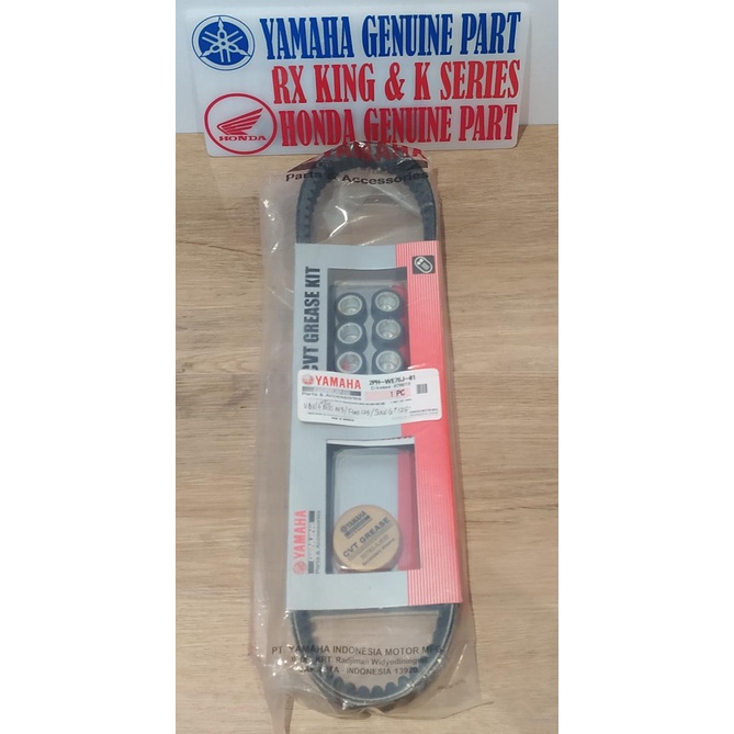 2PH-WE76J-01 V BELT ASSY YAMAHA MIO M3 FINO 125 SOUL GT 125 ORI YGP