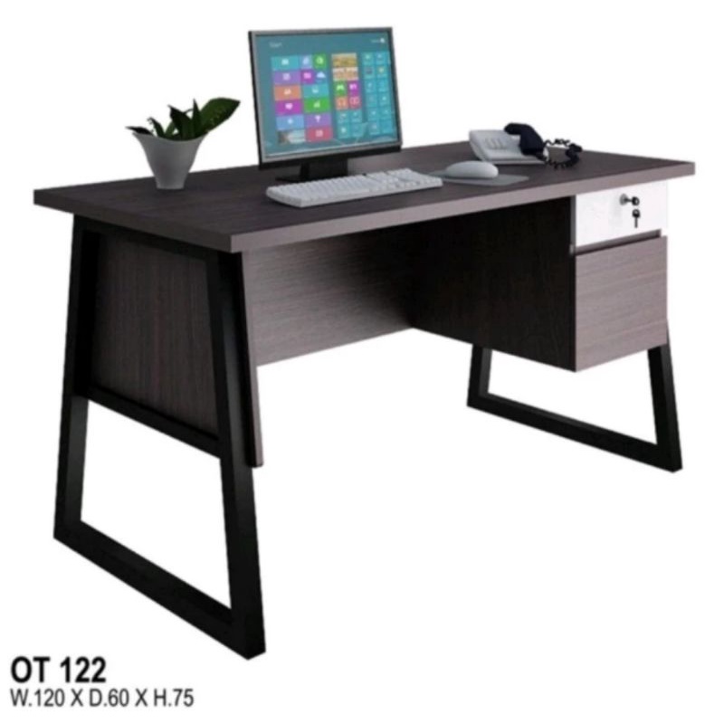 meja minimalis modern meja tulis belajar meja kaki besi