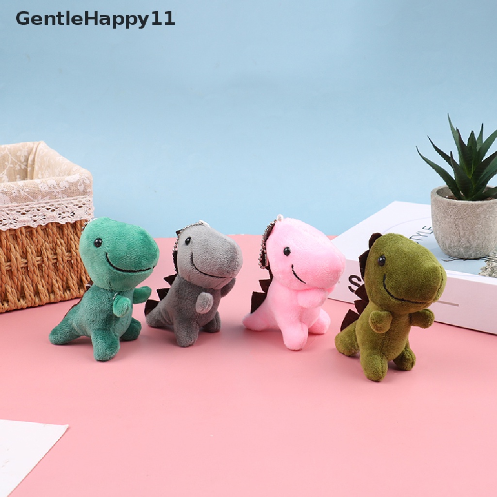 GentleHappy Cute Dinosaur Soft Plush Stuffed Doll Toy Keychain Pendant Backpack Bag Decor id