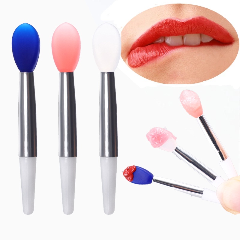 Brush Lipstick Eyeliner Portable Retractable Untuk Alat Makeup Kecantikan