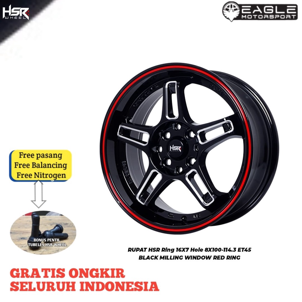 EAGLE | VELG MOBIL R16 RING 16 ORIGINAL HSR RUPAT VELG MOBIL AVANZA KIJANG LGX JAZZ XENIA